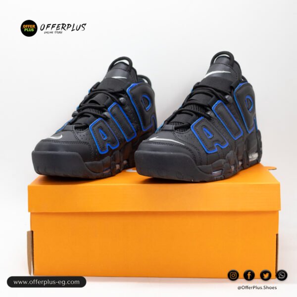 ⁦Nike Air more Uptempo Sports 2025-Black&Blue⁩ - الصورة ⁦2⁩