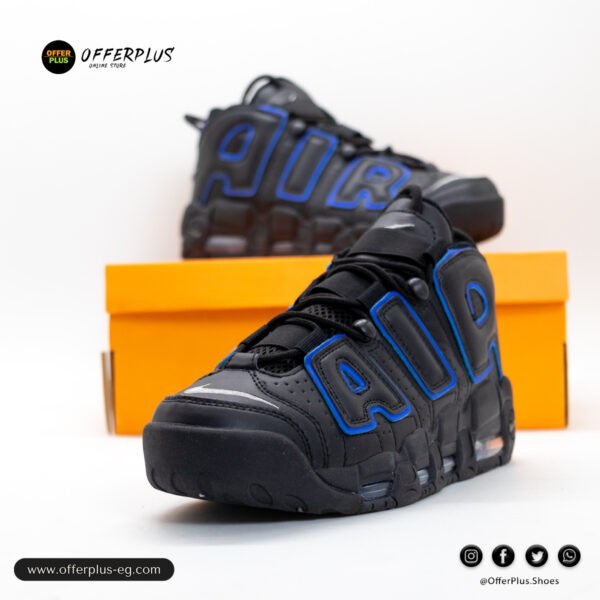 ⁦Nike Air more Uptempo Sports 2025-Black&Blue⁩ - الصورة ⁦6⁩