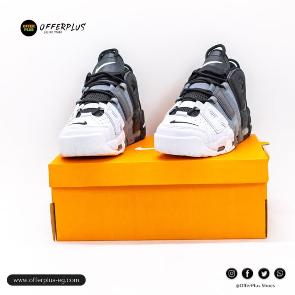 ⁦Nike Air more Uptempo Sports 2025-Black&Grey⁩ - الصورة ⁦8⁩