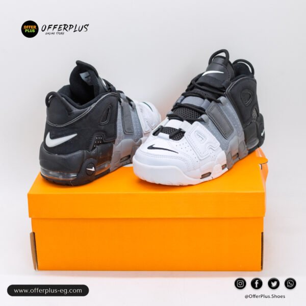 ⁦Nike Air more Uptempo Sports 2025-Black&Grey⁩ - الصورة ⁦7⁩