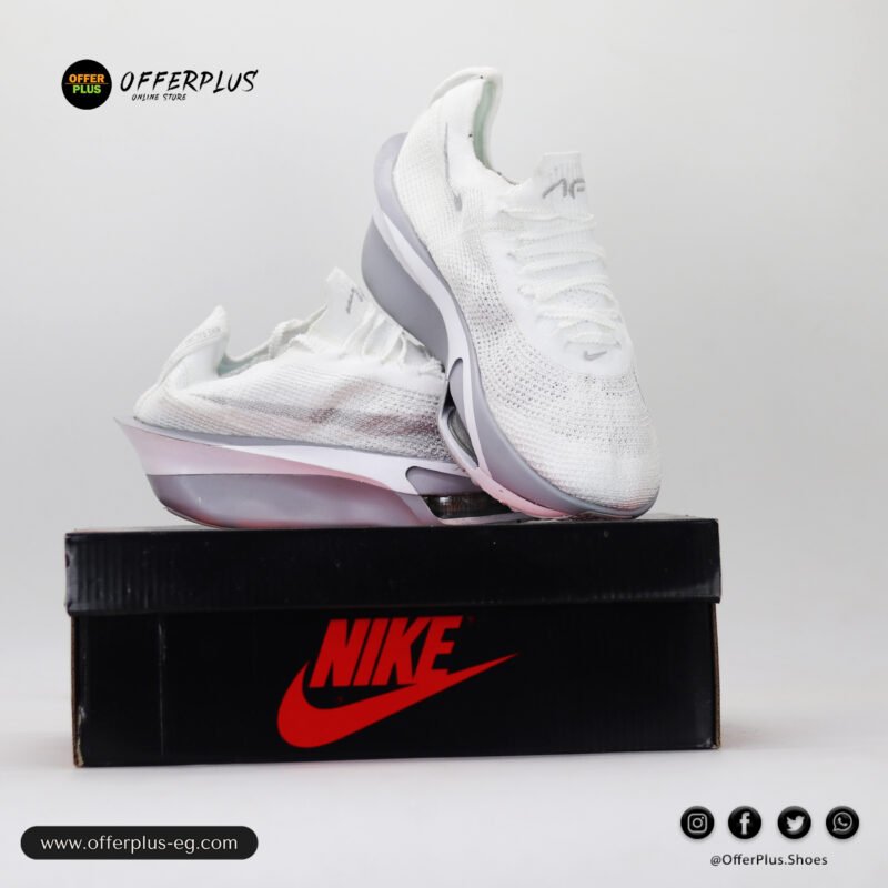 ⁦Nike Air Zoomx AlphaFly 3 Sneakers 2025-White⁩ - الصورة ⁦2⁩