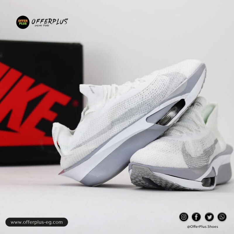 ⁦Nike Air Zoomx AlphaFly 3 Sneakers 2025-White⁩ - الصورة ⁦5⁩