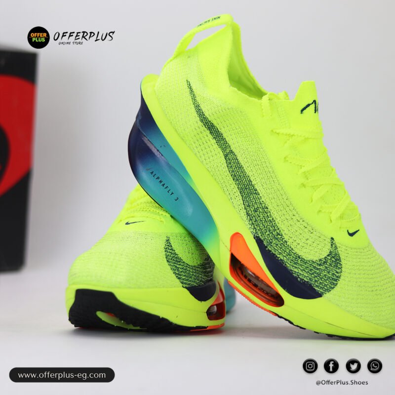⁦Nike Air Zoomx AlphaFly 3 Sneakers 2025-Yellow⁩ - الصورة ⁦6⁩
