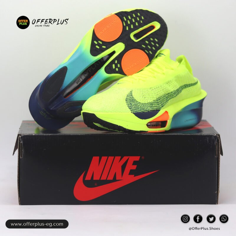 ⁦Nike Air Zoomx AlphaFly 3 Sneakers 2025-Yellow⁩ - الصورة ⁦3⁩