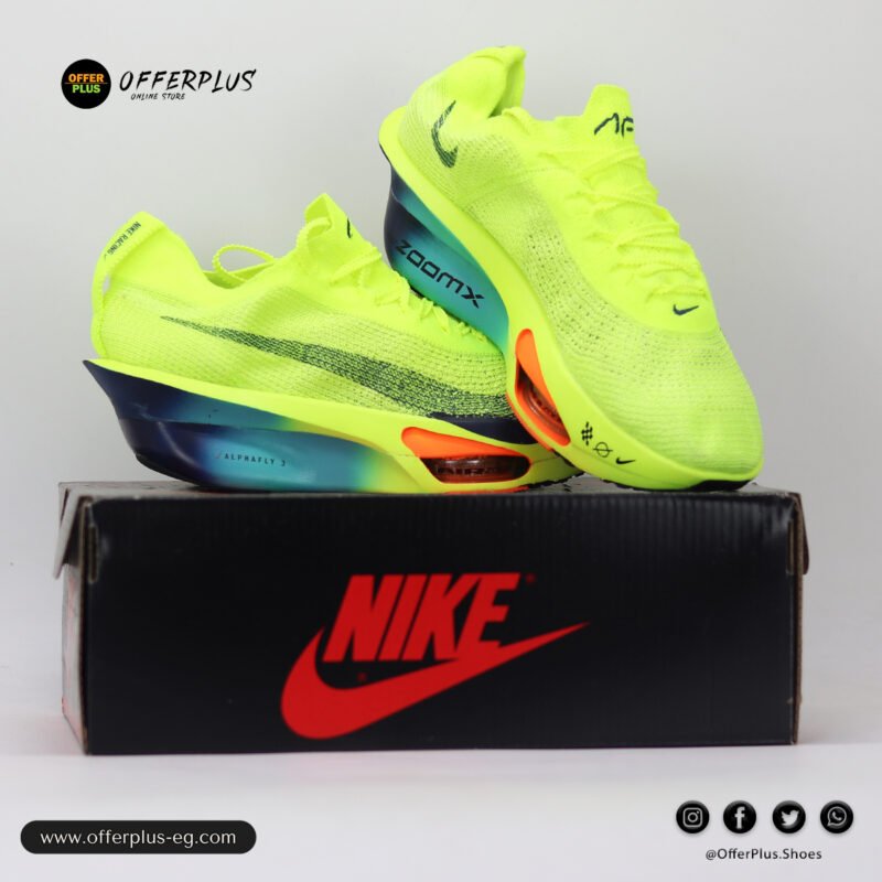 ⁦Nike Air Zoomx AlphaFly 3 Sneakers 2025-Yellow⁩ - الصورة ⁦10⁩
