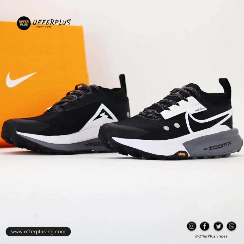 ⁦Nike Zegama Trail 2 Sneakers 2025_Black&White⁩ - الصورة ⁦6⁩