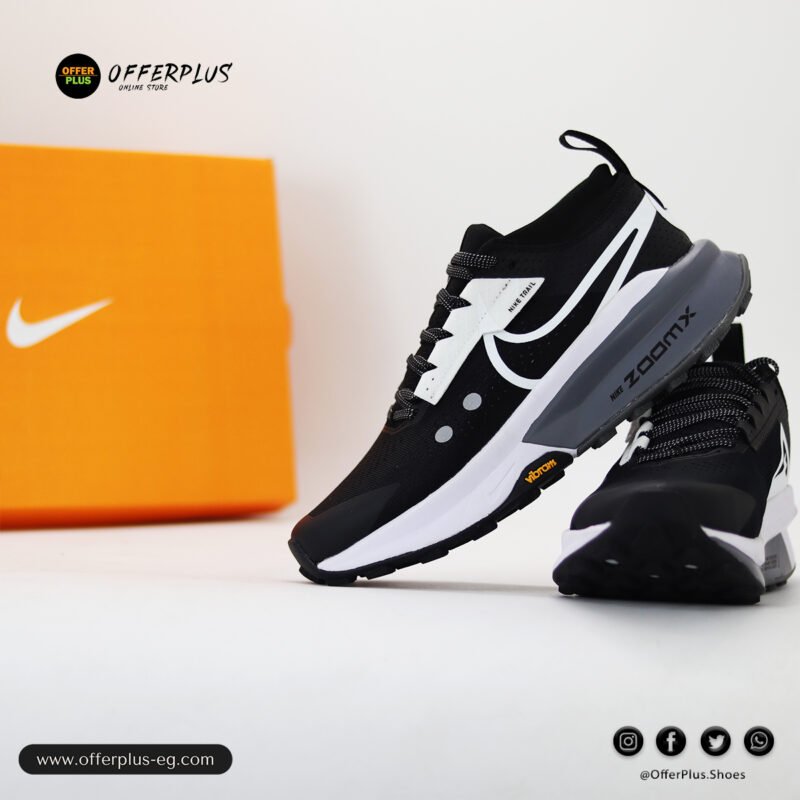 ⁦Nike Zegama Trail 2 Sneakers 2025_Black&White⁩ - الصورة ⁦7⁩
