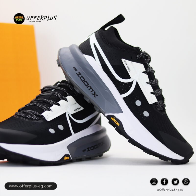 ⁦Nike Zegama Trail 2 Sneakers 2025_Black&White⁩ - الصورة ⁦8⁩