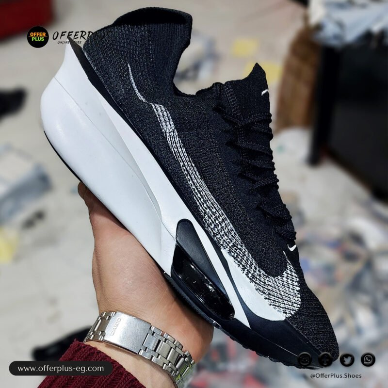 ⁦Nike Air Zoomx AlphaFly 3 Sneakers 2025-Black&White⁩ - الصورة ⁦4⁩