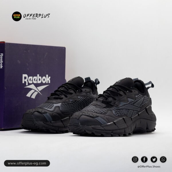 ⁦Reebok Zig Kinetica II Edge The Flintstones Mens 2025 -Black⁩ - الصورة ⁦8⁩
