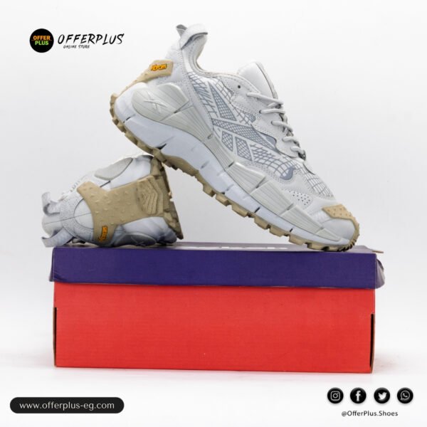 ⁦Reebok Zig Kinetica II Edge The Flintstones Mens 2025 -Grey⁩ - الصورة ⁦6⁩