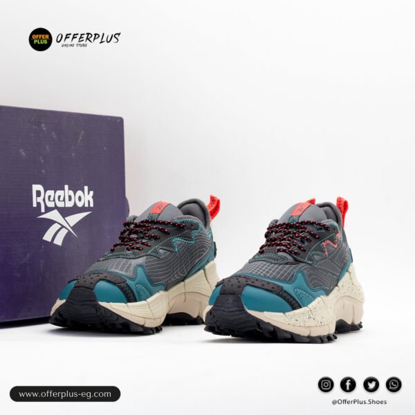 ⁦Reebok Zig Kinetica II Edge The Flintstones Mens 2025 -Grey2⁩ - الصورة ⁦3⁩