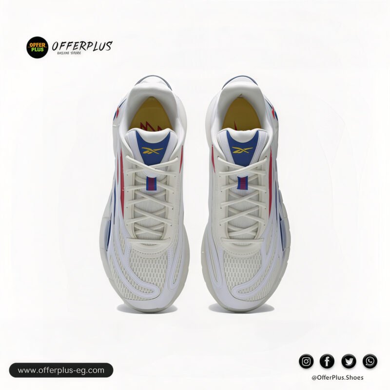 ⁦Reebok Zig Kinetica 2.5 Classic 2025– White&Red⁩ - الصورة ⁦6⁩
