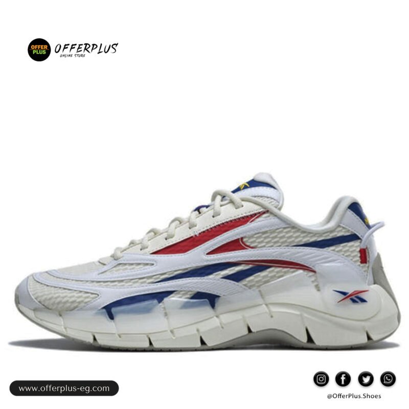 ⁦Reebok Zig Kinetica 2.5 Classic 2025– White&Red⁩ - الصورة ⁦8⁩