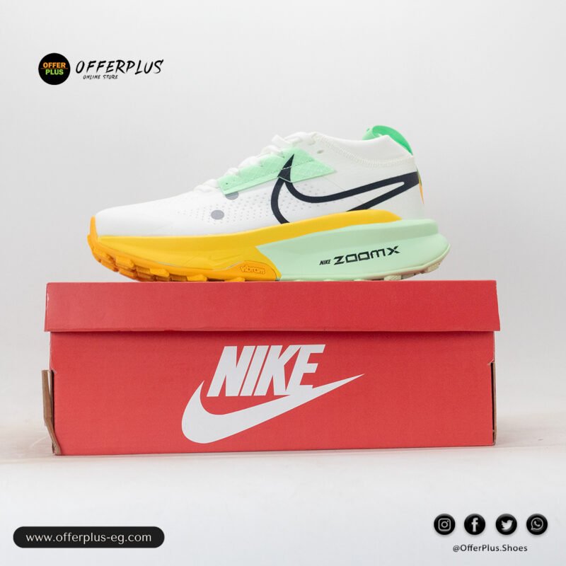 ⁦Nike Zegama Trail 2 Sneakers 2025_White_Yellow⁩ - الصورة ⁦4⁩