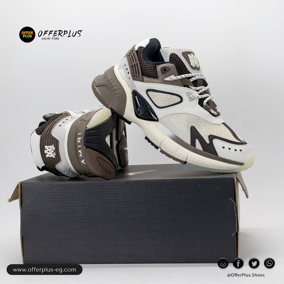 Amiri MA-1 Mesh Runner 2025 – Brown (alternate angle)