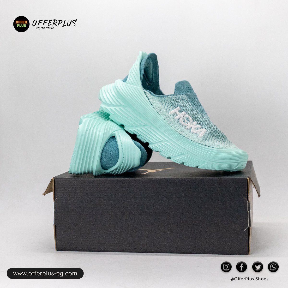 HOKA Mafate Speed – Green (detail view)