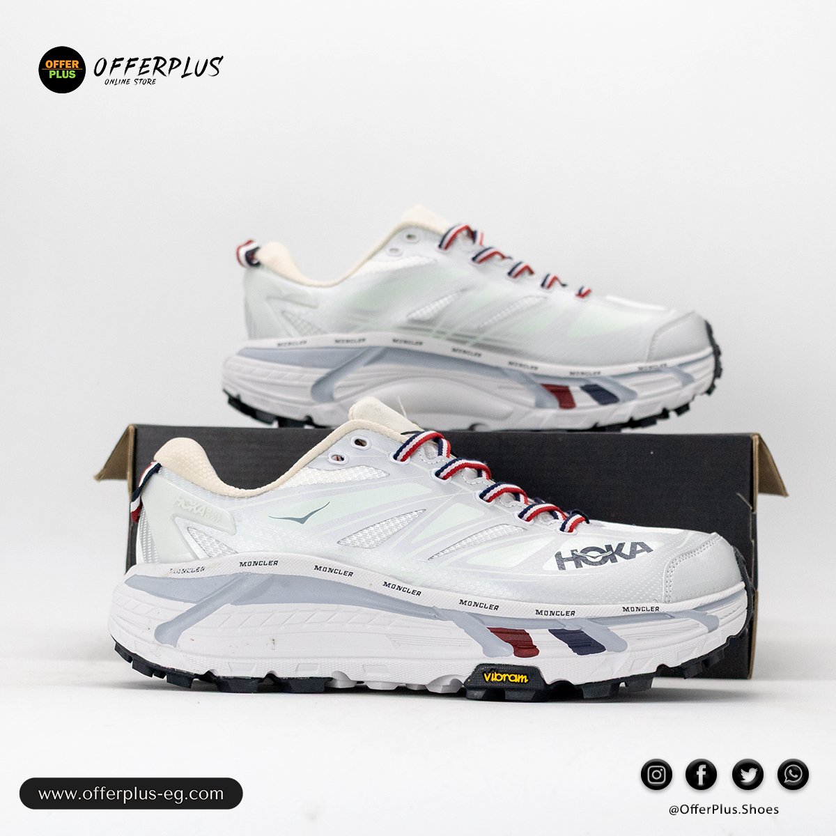 HOKA Mafate Speed – White (alternate angle)